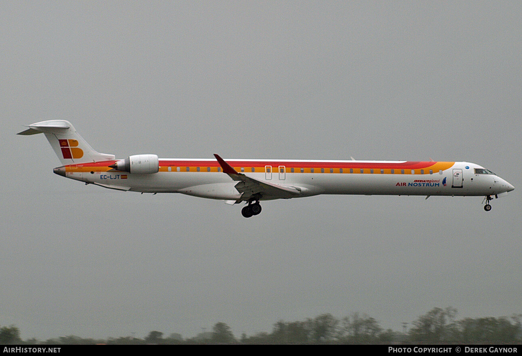 Aircraft Photo of EC-LJT | Bombardier CRJ-1000 (CL-600-2E25) | Air Nostrum | AirHistory.net #429304