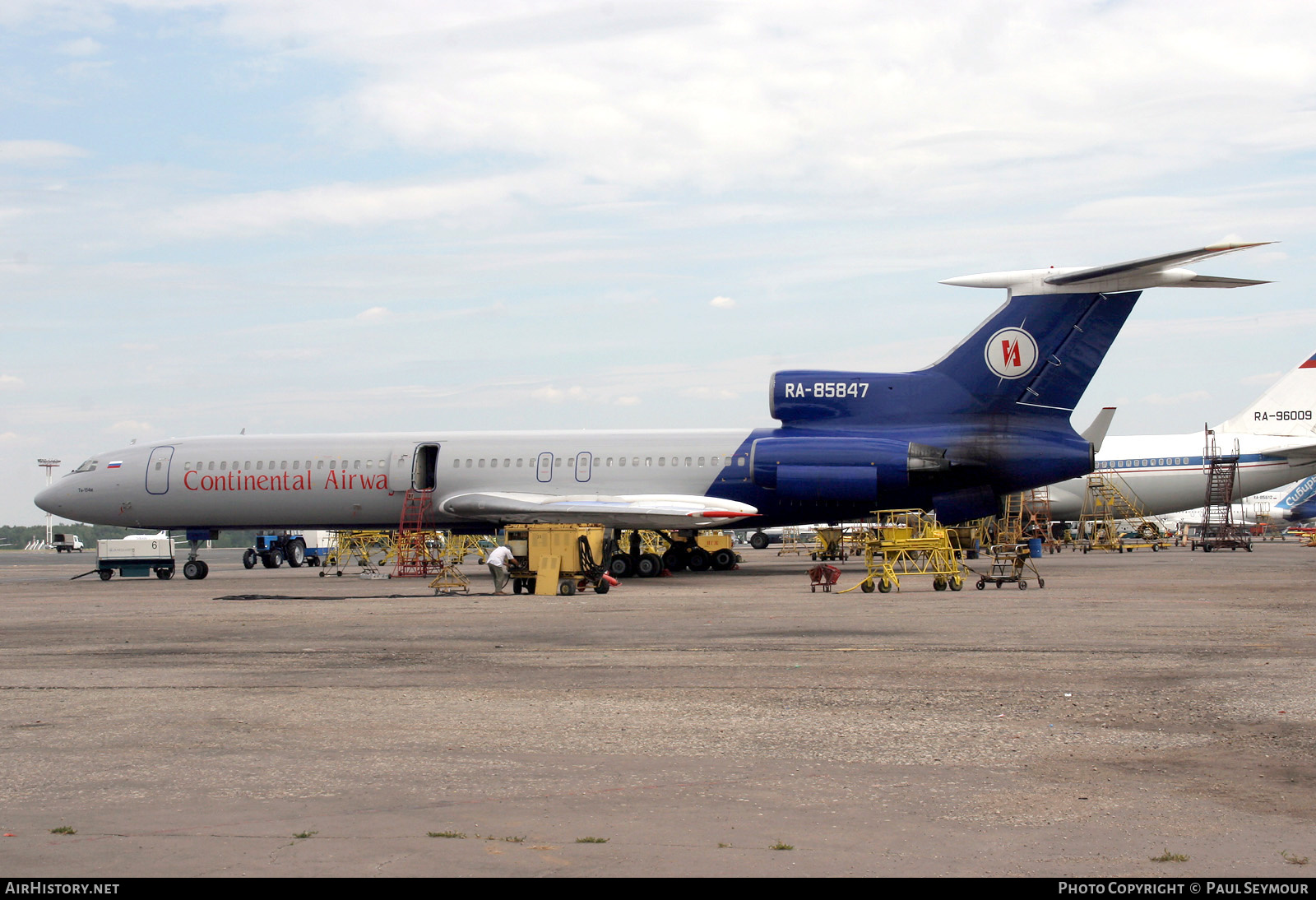 Aircraft Photo of RA-85847 | Tupolev Tu-154M | Continental Airways | AirHistory.net #429367