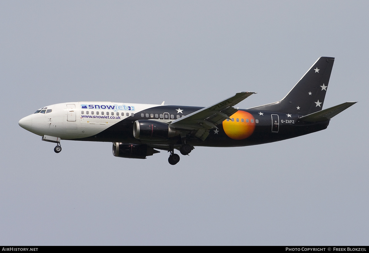 Aircraft Photo of G-ZAPZ | Boeing 737-33A(QC) | Titan Airways | AirHistory.net #429388