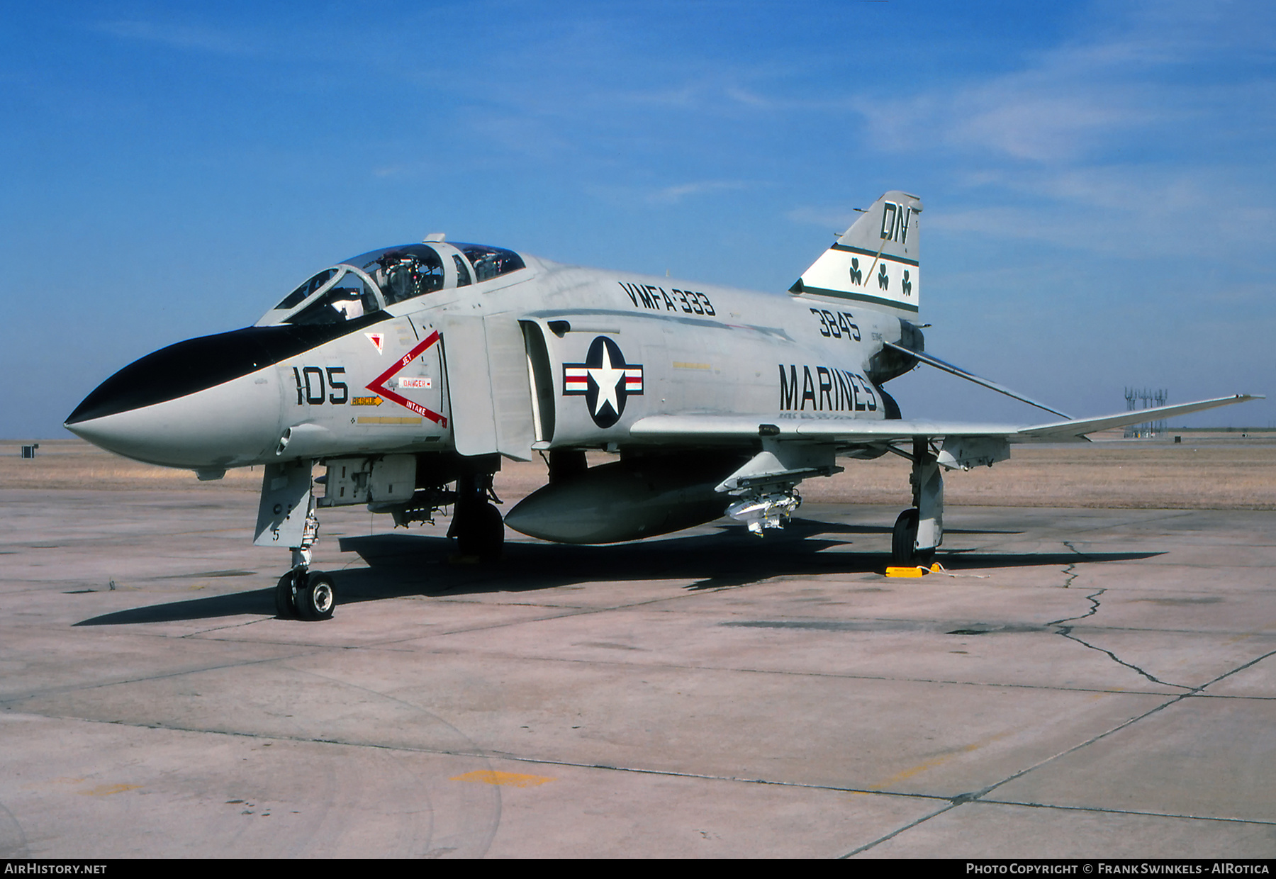 Aircraft Photo of 153845 / 3845 | McDonnell Douglas F-4S Phantom II | USA - Marines | AirHistory.net #429399