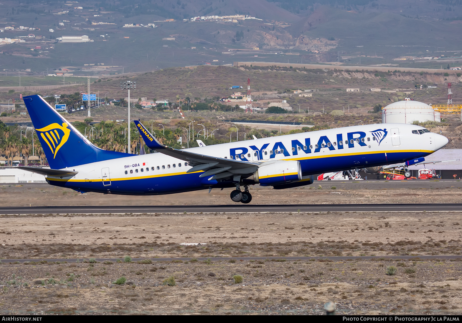 Aircraft Photo of 9H-QBA | Boeing 737-800 | Ryanair | AirHistory.net #429400