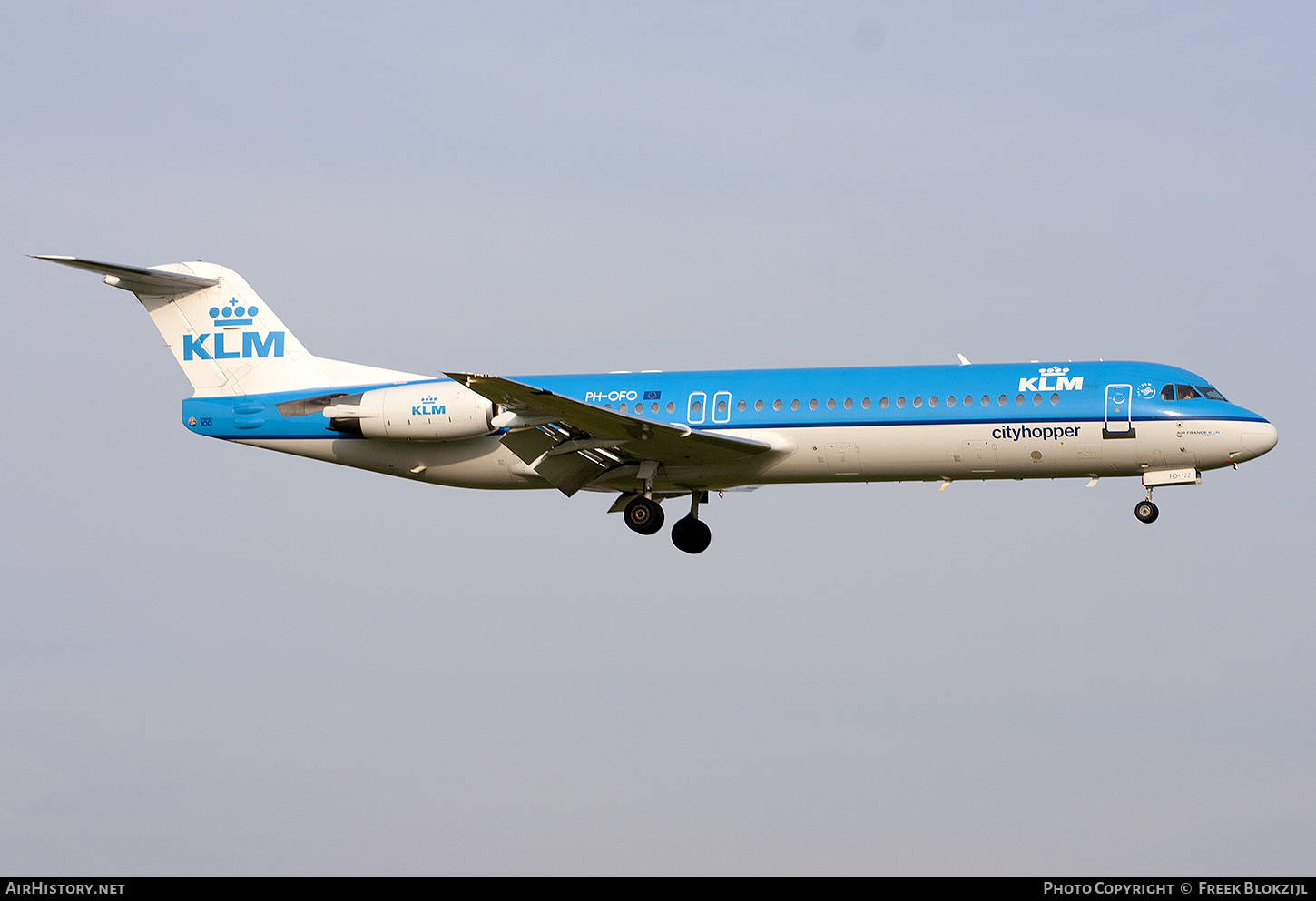 Aircraft Photo of PH-OFO | Fokker 100 (F28-0100) | KLM Cityhopper | AirHistory.net #429401