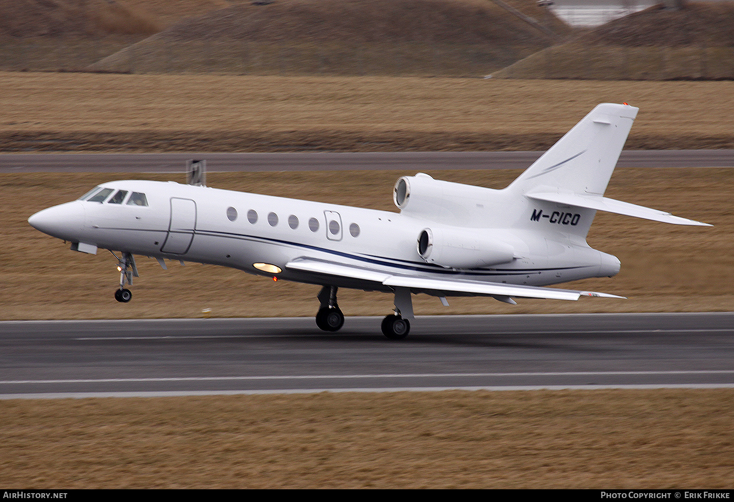 Aircraft Photo of M-CICO | Dassault Falcon 50EX | AirHistory.net #429403