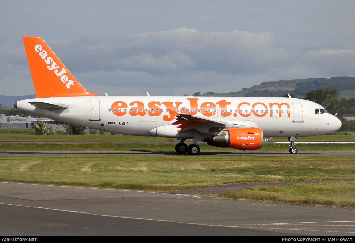 Aircraft Photo of G-EZFY | Airbus A319-111 | EasyJet | AirHistory.net #429417