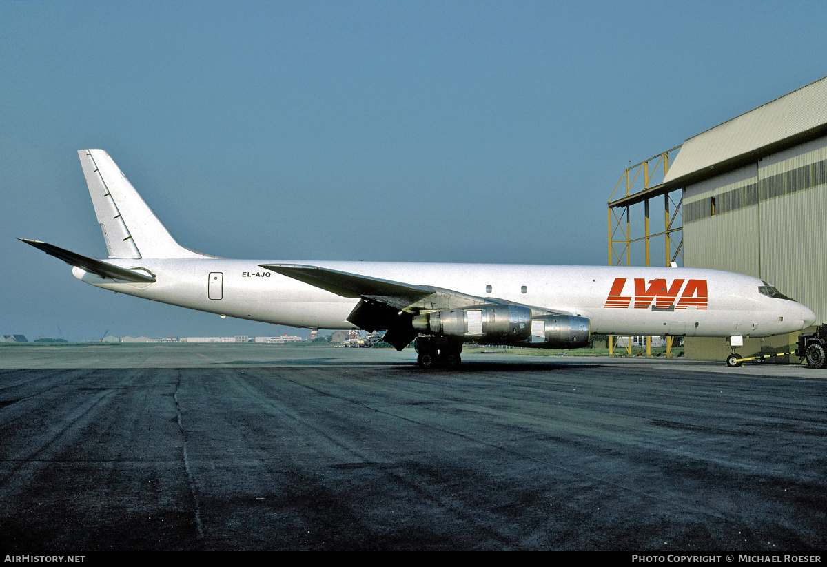Aircraft Photo of EL-AJQ | Douglas DC-8-54F | LWA - Liberia World Airlines | AirHistory.net #429431