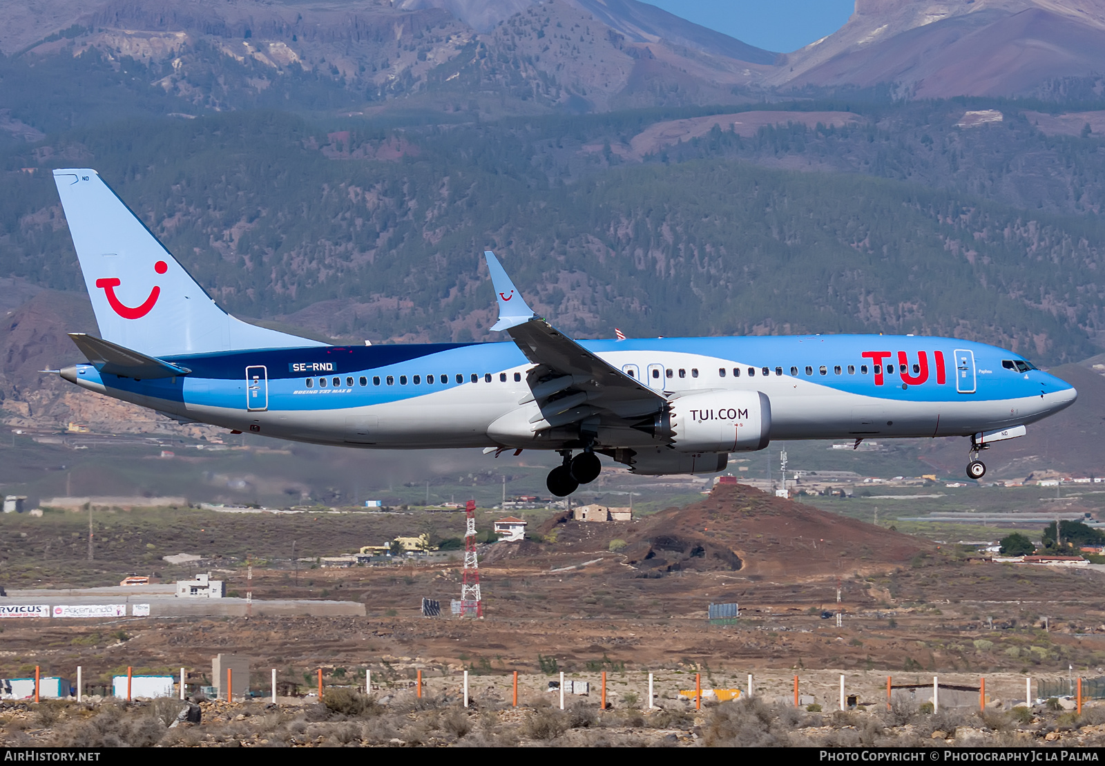 Aircraft Photo of SE-RND | Boeing 737-8 Max 8 | TUI | AirHistory.net #429496
