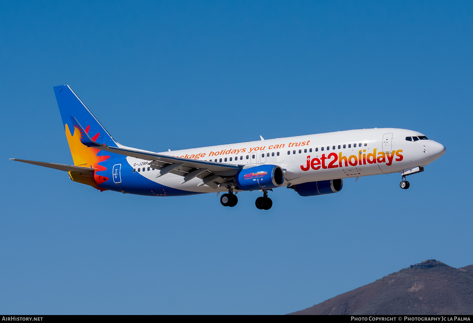 Aircraft Photo of G-JZBP | Boeing 737-800 | Jet2 Holidays | AirHistory.net #429498