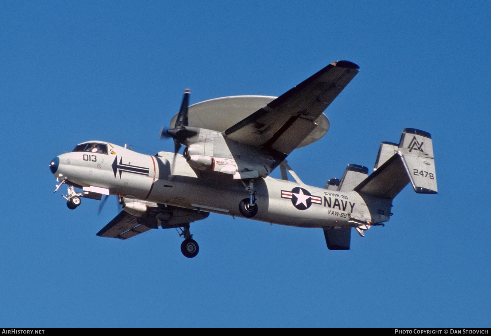 Aircraft Photo of 152478 / 2478 | Grumman E-2B Hawkeye | USA - Navy | AirHistory.net #429541