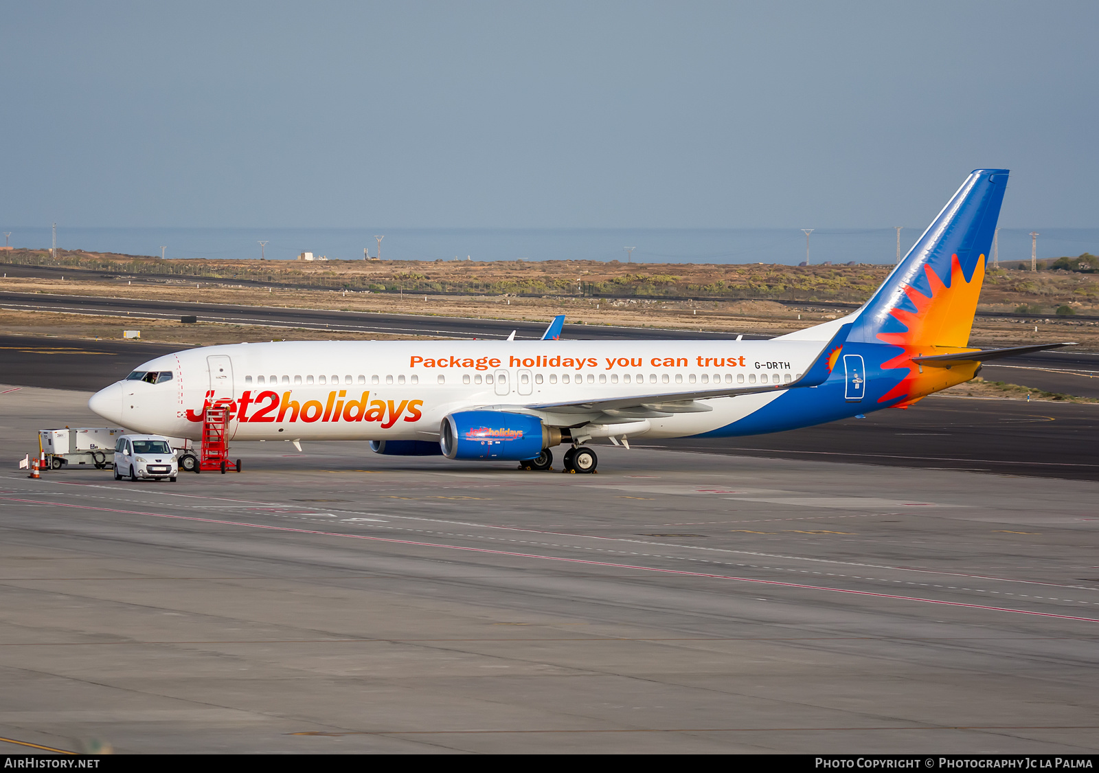 Aircraft Photo of G-DRTH | Boeing 737-8BK | Jet2 Holidays | AirHistory.net #429649