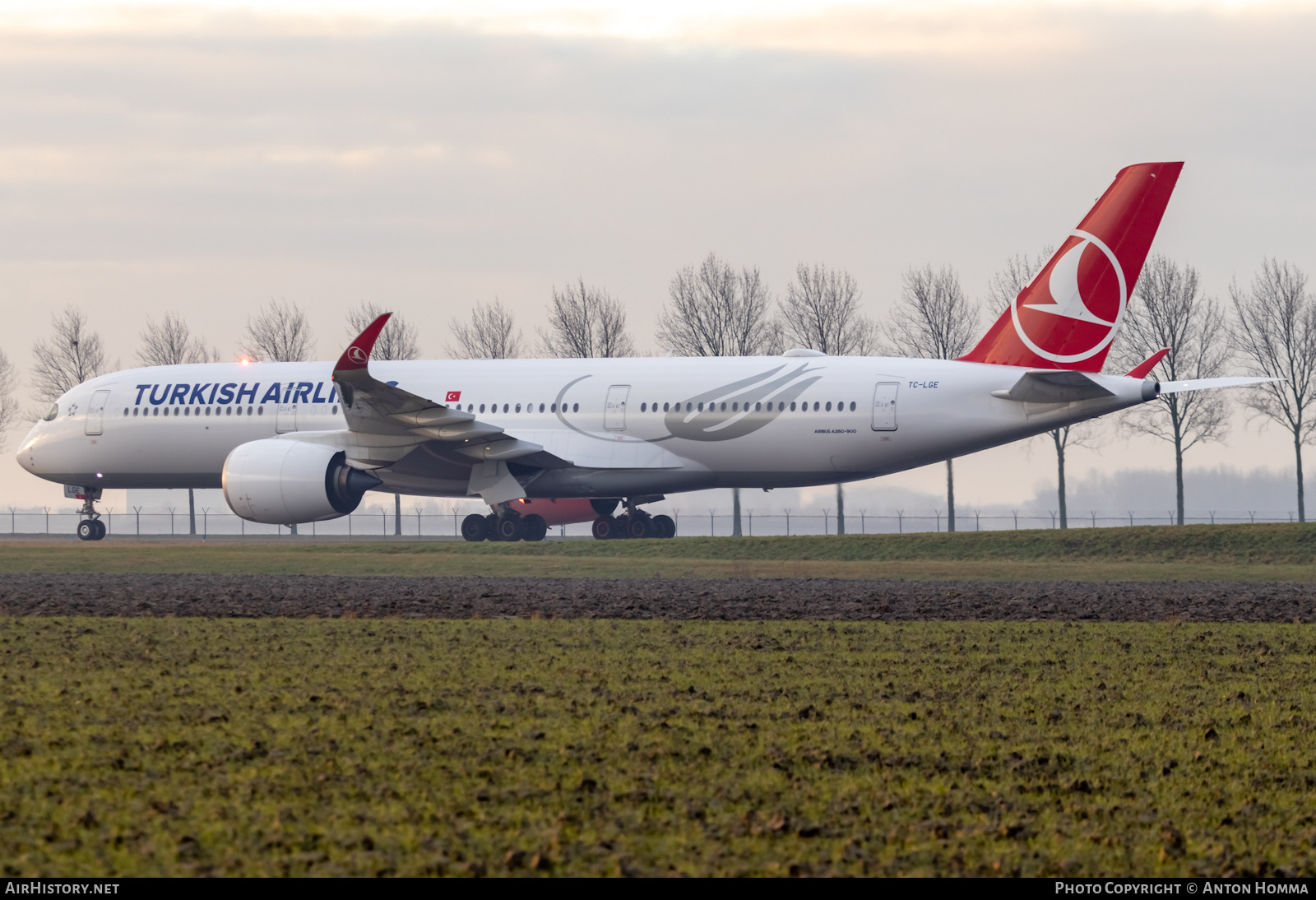 Aircraft Photo of TC-LGE | Airbus A350-941 | Turkish Airlines | AirHistory.net #429651
