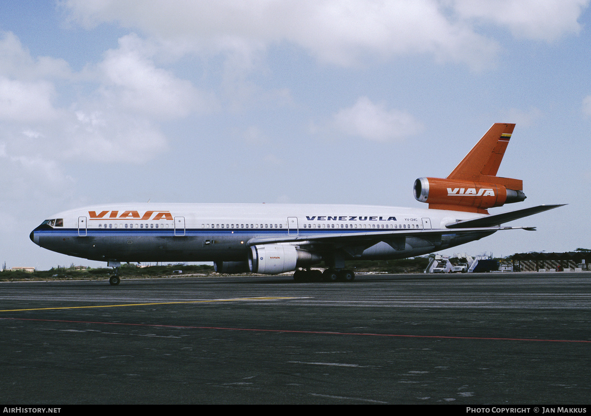 Aircraft Photo of YV-134C | McDonnell Douglas DC-10-30 | Viasa | AirHistory.net #429680