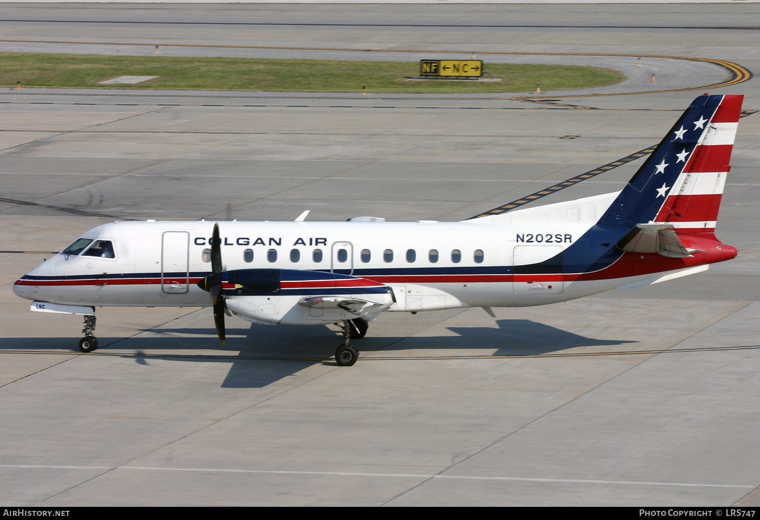 Aircraft Photo of N202SR | Saab 340B | Colgan Air | AirHistory.net #429692