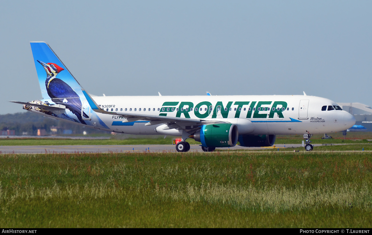Aircraft Photo of N309FR | Airbus A320-251N | Frontier Airlines | AirHistory.net #429731