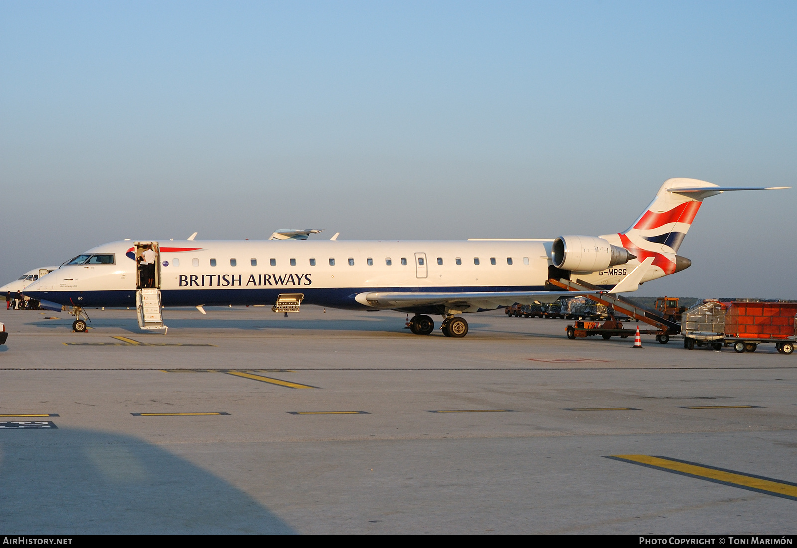 Aircraft Photo of G-MRSG | Bombardier CRJ-700 (CL-600-2C10) | British Airways | AirHistory.net #429768