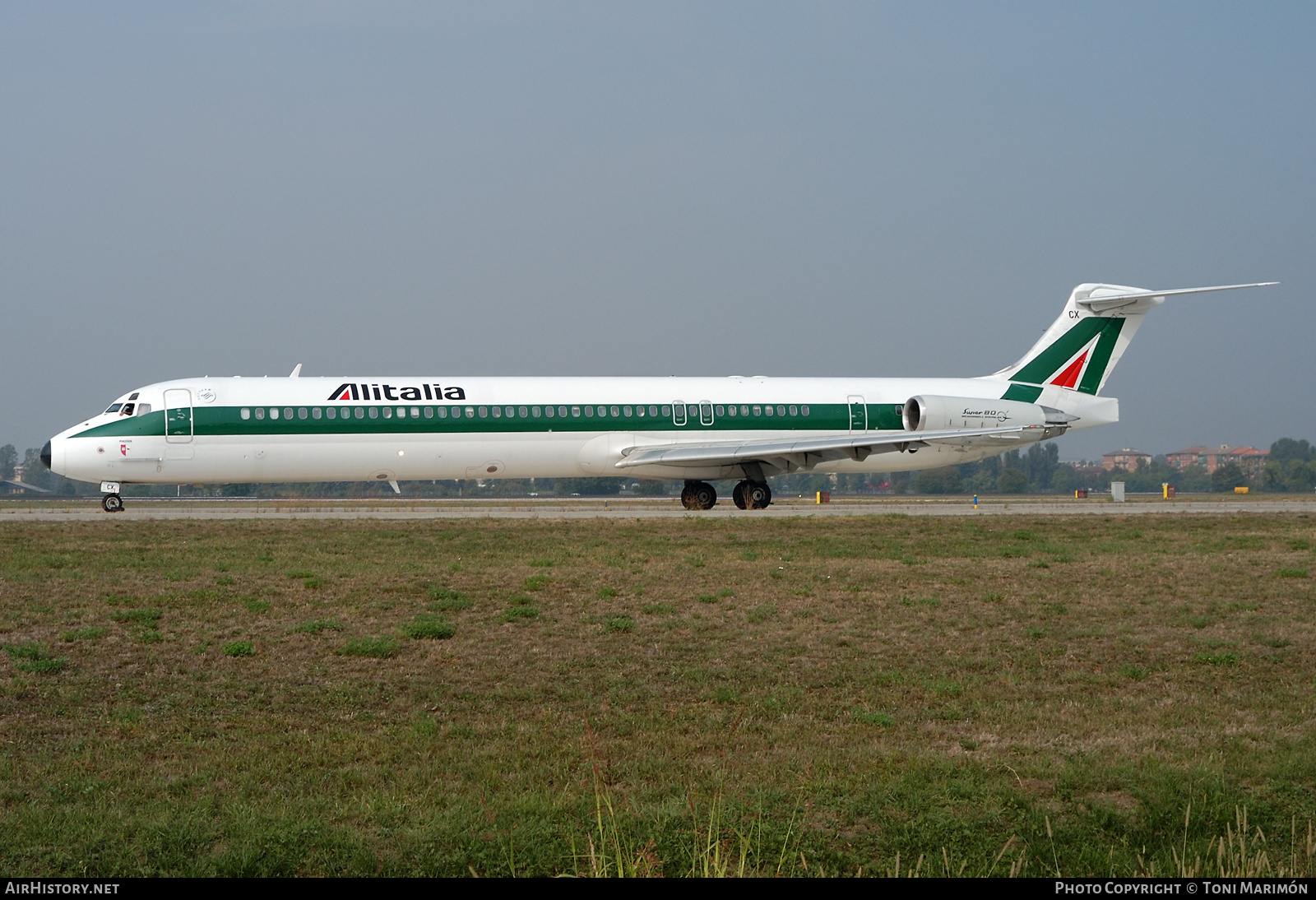 Aircraft Photo of I-DACX | McDonnell Douglas MD-82 (DC-9-82) | Alitalia | AirHistory.net #429769