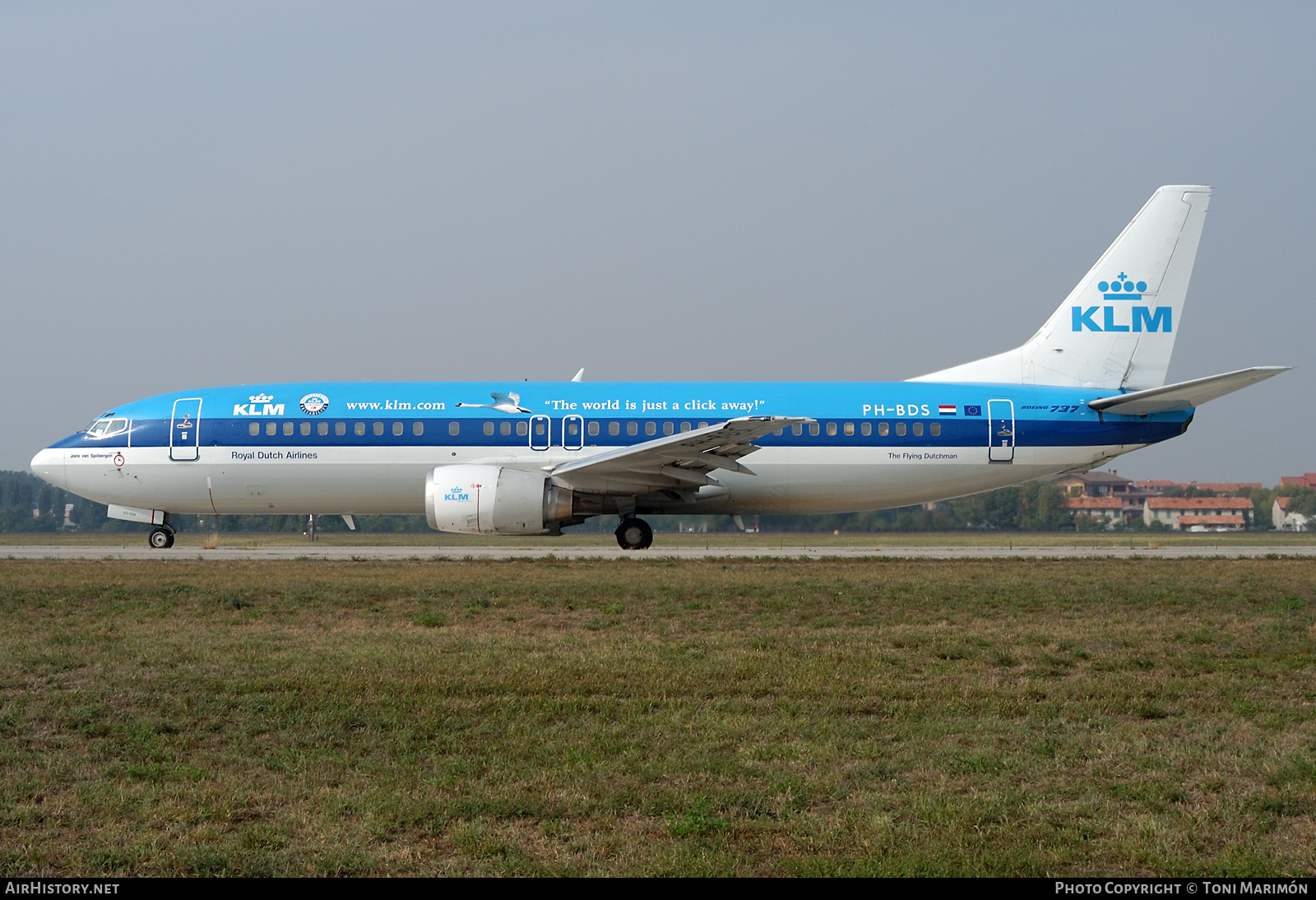 Aircraft Photo of PH-BDS | Boeing 737-406 | KLM - Royal Dutch Airlines | AirHistory.net #429772