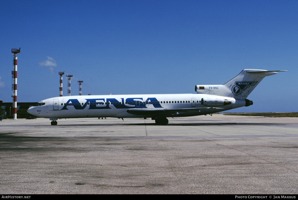 Aircraft Photo of YV-95C | Boeing 727-281/Adv | Avensa - Aerovías Venezolanas | AirHistory.net #429789