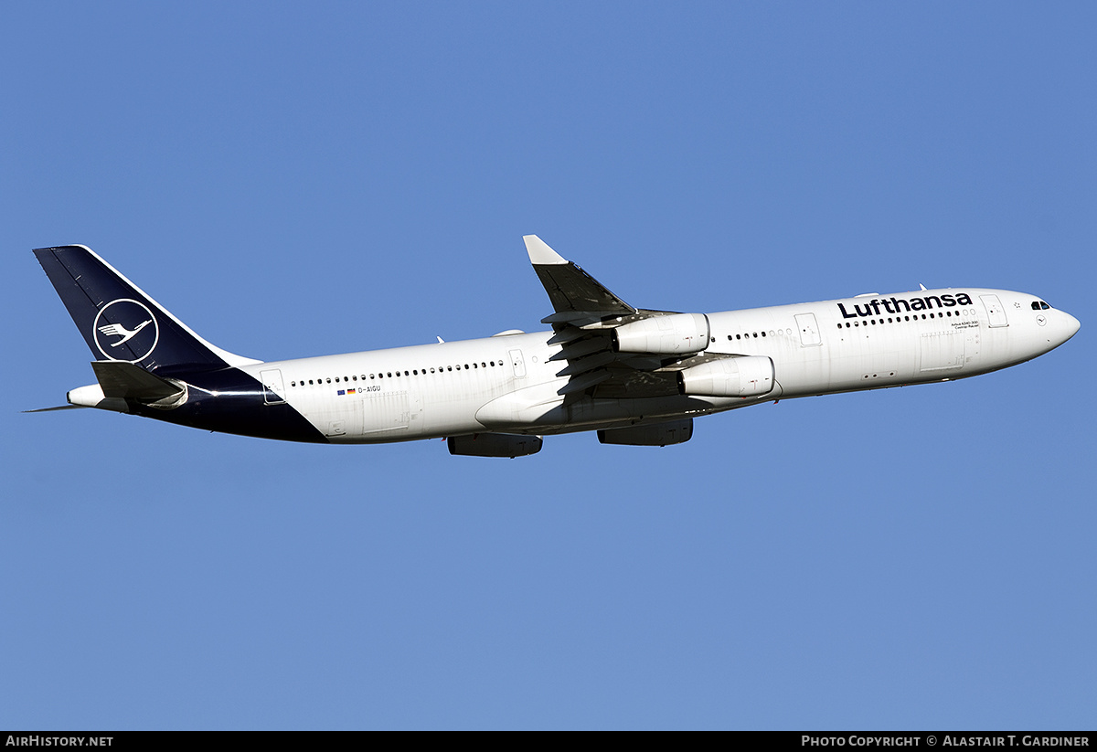 Aircraft Photo of D-AIGU | Airbus A340-313 | Lufthansa | AirHistory.net #429791