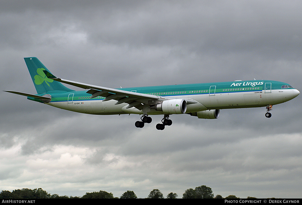 Aircraft Photo of EI-EAV | Airbus A330-302 | Aer Lingus | AirHistory.net #429800