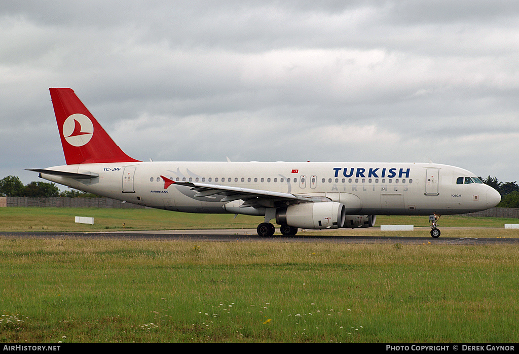 Aircraft Photo of TC-JPF | Airbus A320-232 | Turkish Airlines | AirHistory.net #429809