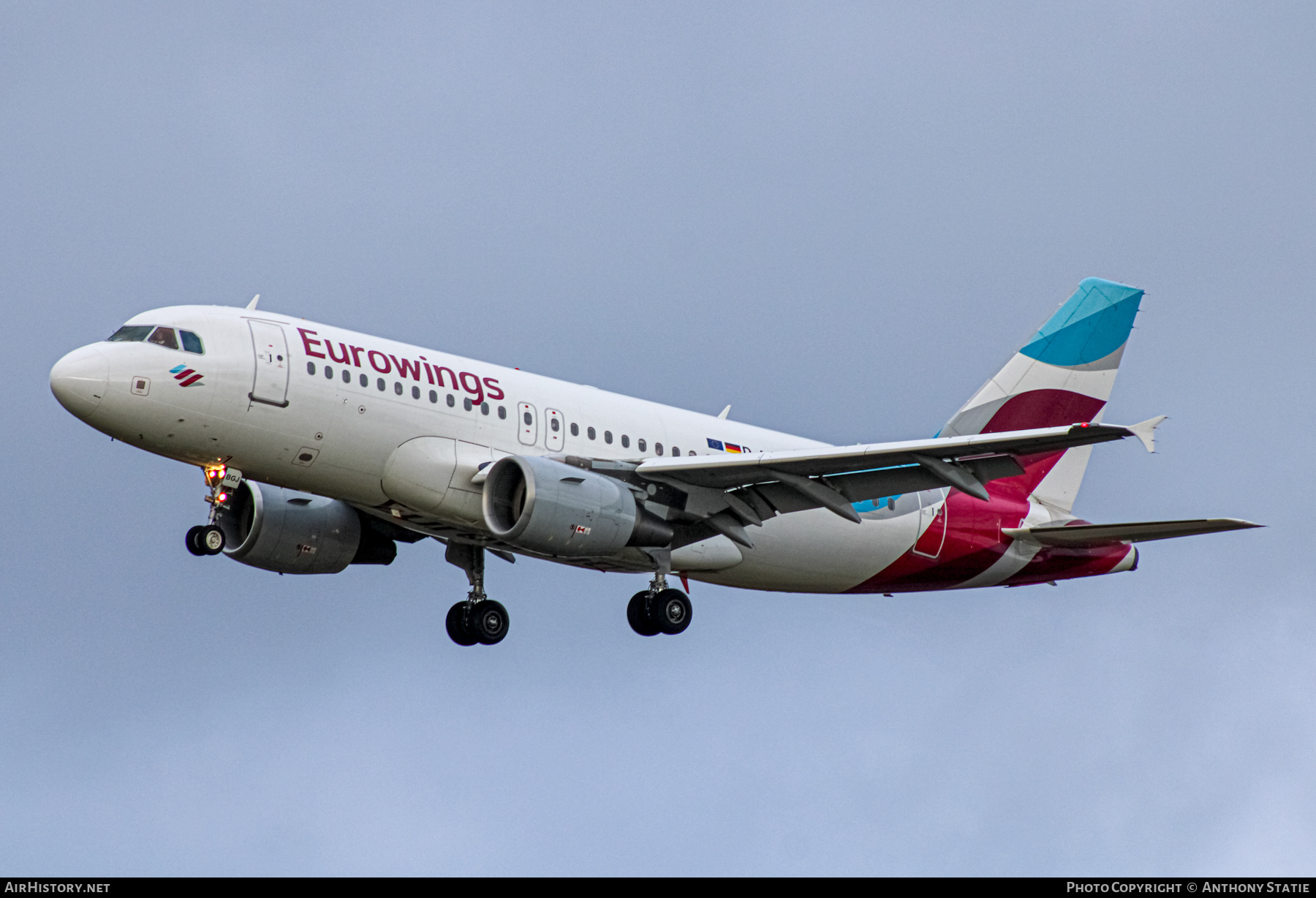 Aircraft Photo of D-ABGJ | Airbus A319-112 | Eurowings | AirHistory.net #429810