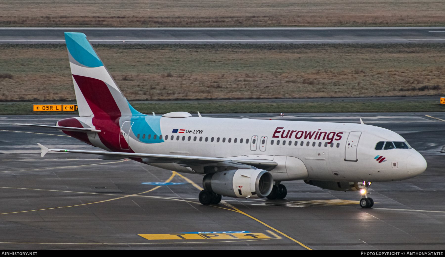 Aircraft Photo of OE-LYW | Airbus A319-132 | Eurowings | AirHistory.net #429817