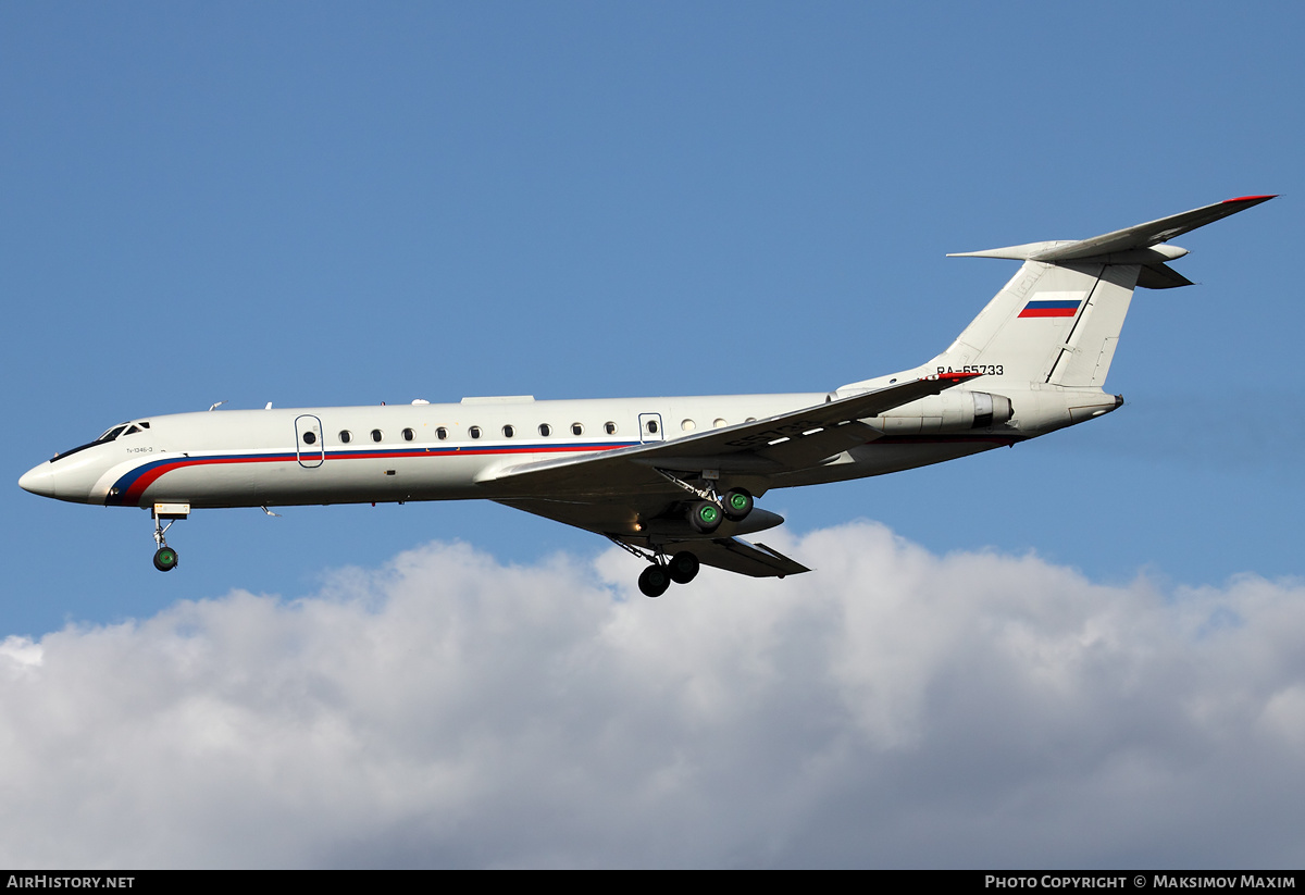 Aircraft Photo of RA-65733 | Tupolev Tu-134B-3 | Russia - Air Force | AirHistory.net #429826