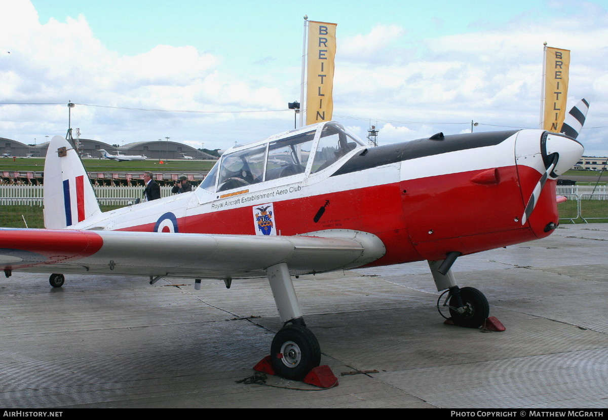 Aircraft Photo of G-BXDH / WD331 | De Havilland DHC-1 Chipmunk Mk22 | Royal Aircraft Establishment Aero Club | UK - Air Force | AirHistory.net #429828