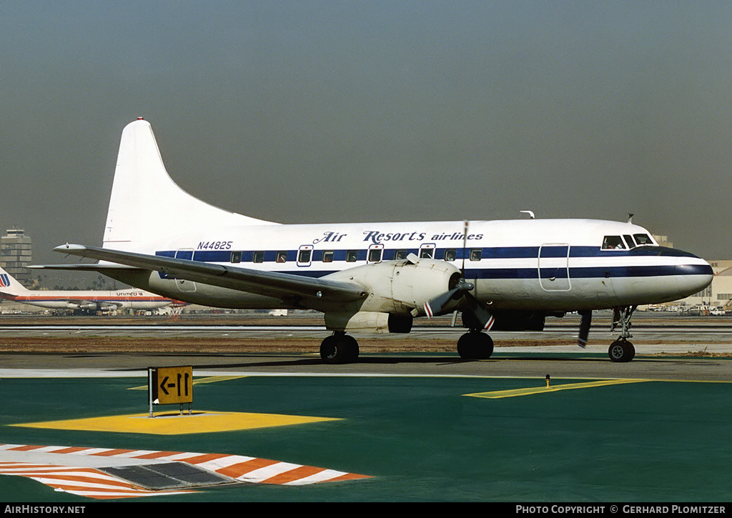 Aircraft Photo of N44825 | Convair 440-80 Metropolitan | Air Resorts Airlines | AirHistory.net #429830