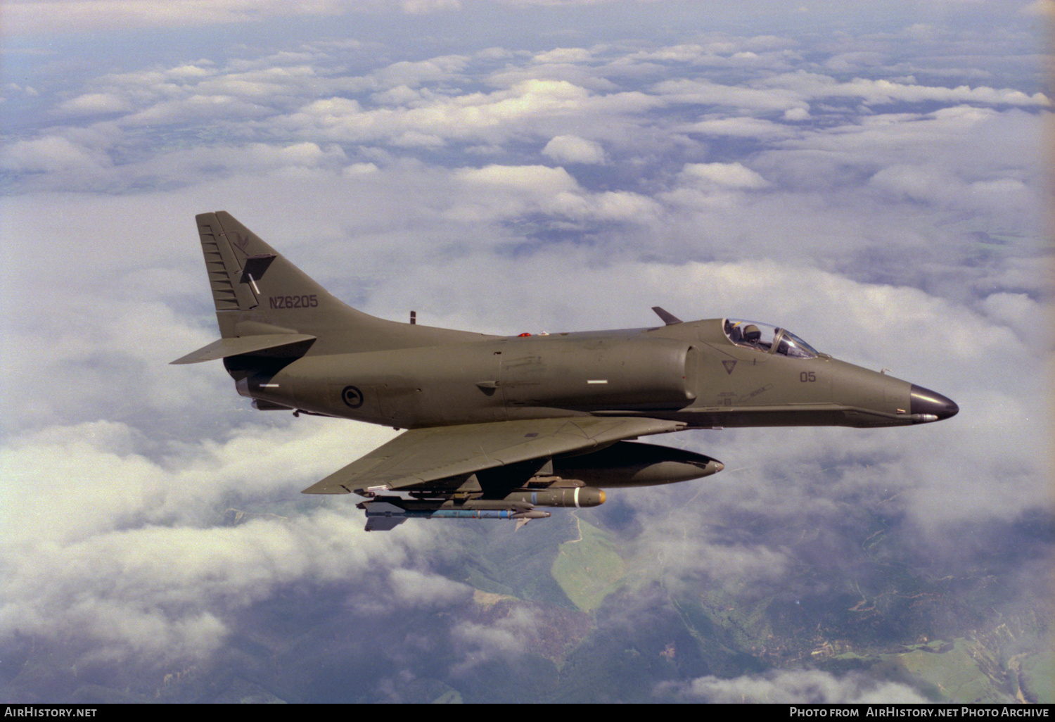 Aircraft Photo of NZ6205 | Douglas A-4K Skyhawk | New Zealand - Air Force | AirHistory.net #429844