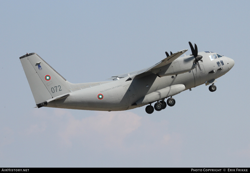 Aircraft Photo of 072 | Alenia C-27J Spartan | Bulgaria - Air Force | AirHistory.net #429888