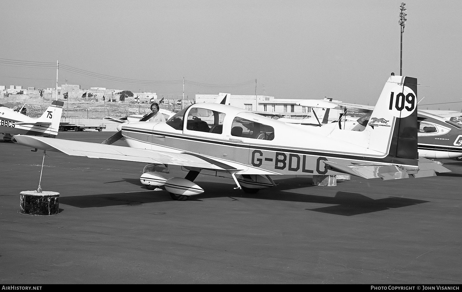 Aircraft Photo of G-BDLO | Grumman American AA-5A Cheetah | AirHistory.net #429927