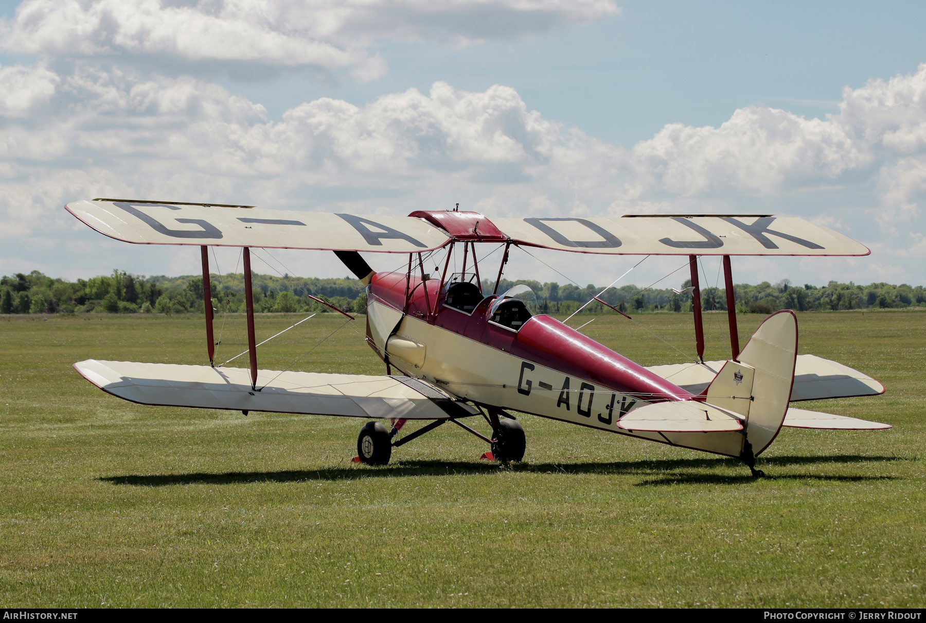 Aircraft Photo of G-AOJK | De Havilland D.H. 82A Tiger Moth II | AirHistory.net #429934