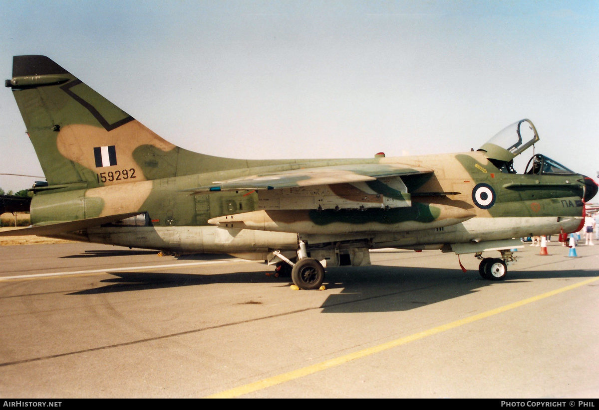 Aircraft Photo of 159292 | LTV A-7E Corsair II | Greece - Air Force | AirHistory.net #429964