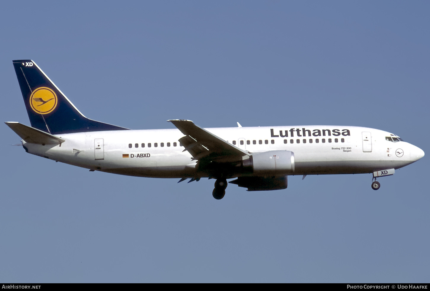Aircraft Photo of D-ABXD | Boeing 737-330 | Lufthansa | AirHistory.net #429983