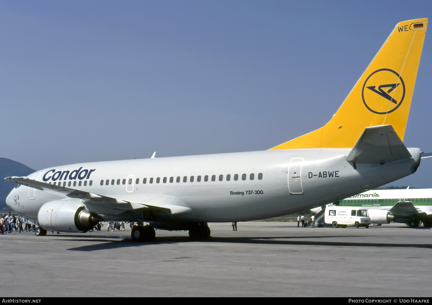 Aircraft Photo of D-ABWE | Boeing 737-330(QC) | Condor Flugdienst | AirHistory.net #429984