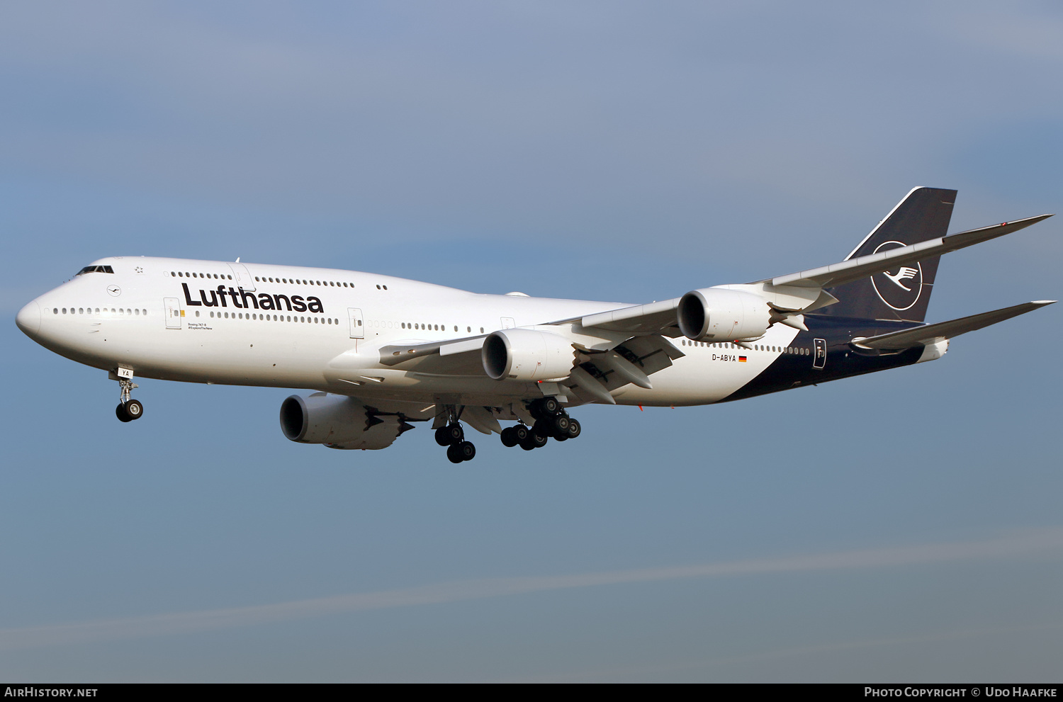 Aircraft Photo of D-ABYA | Boeing 747-830 | Lufthansa | AirHistory.net #429989