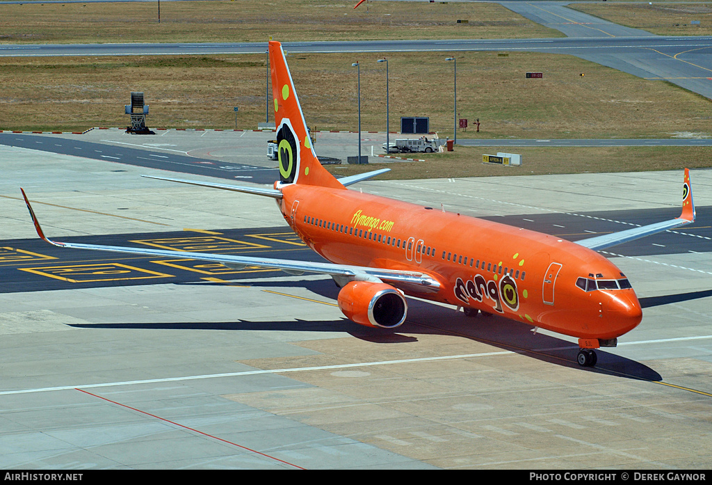 Aircraft Photo of ZS-SJL | Boeing 737-8BG | Mango Airlines | AirHistory.net #430013
