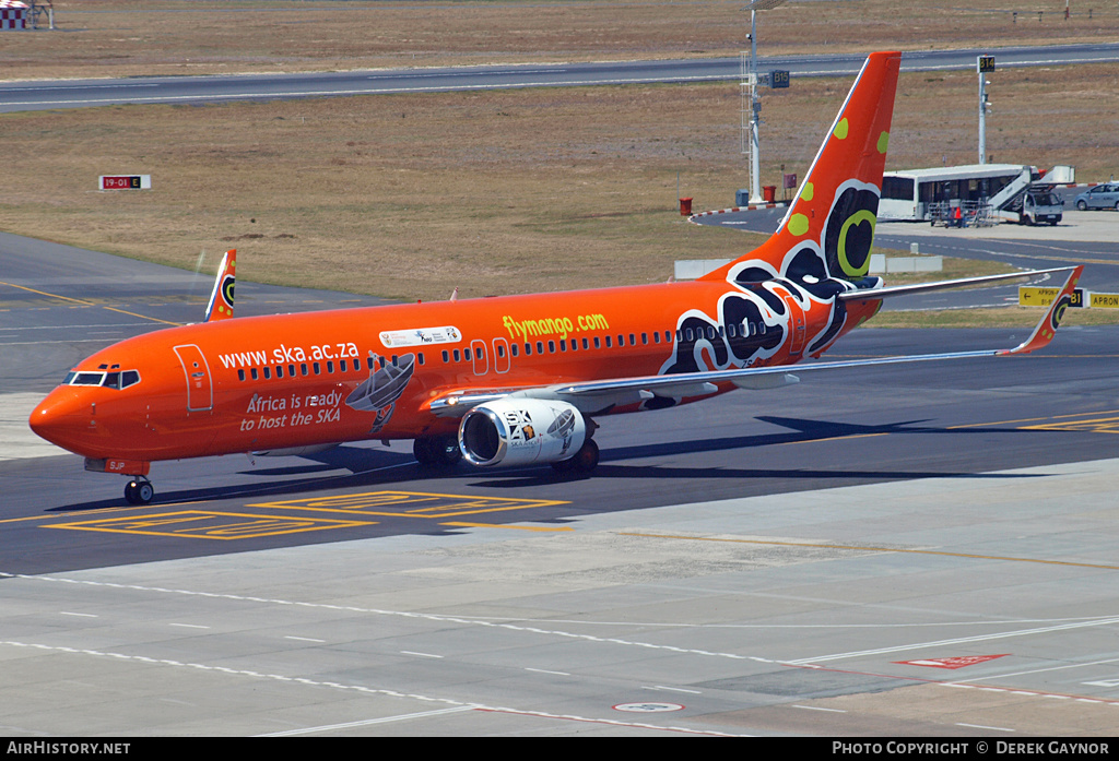 Aircraft Photo of ZS-SJP | Boeing 737-8BG | Mango Airlines | AirHistory.net #430016