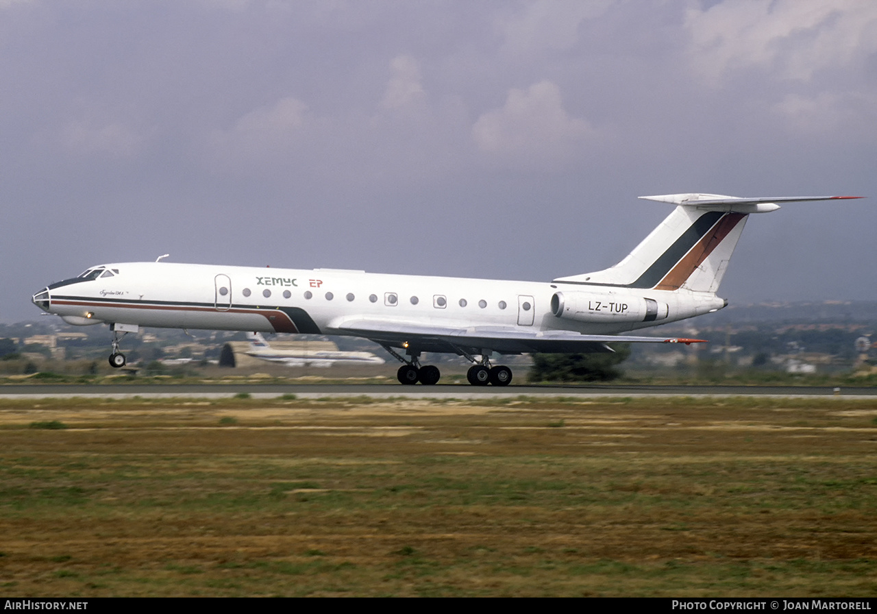 Aircraft Photo of LZ-TUP | Tupolev Tu-134AK | Hemus Air | AirHistory.net #430025