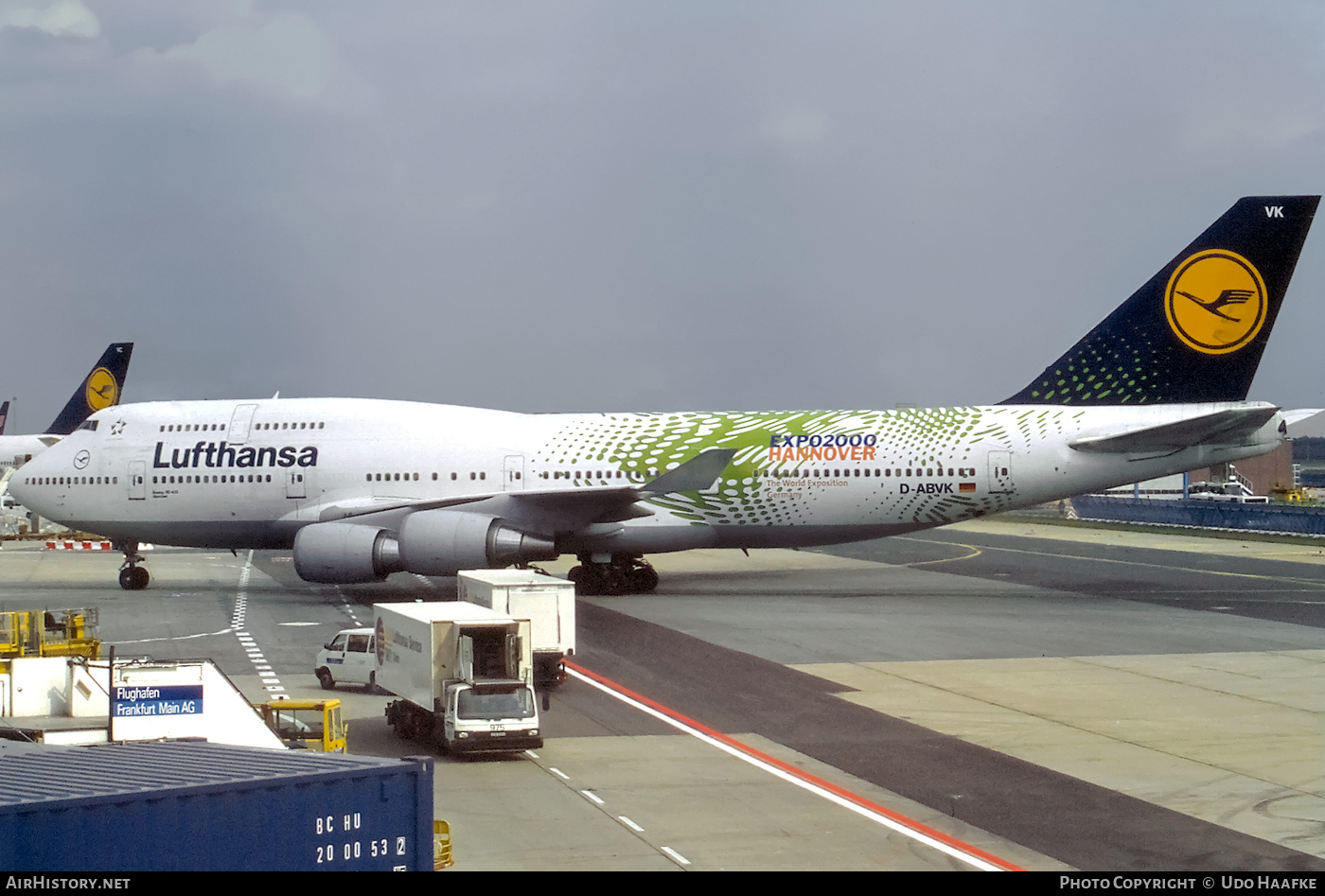 Aircraft Photo of D-ABVK | Boeing 747-430 | Lufthansa | AirHistory.net #430028