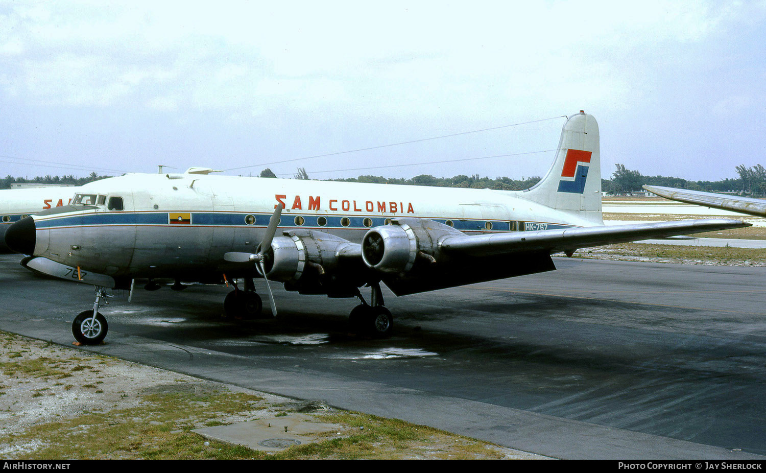 Aircraft Photo of HK-767 | Douglas C-54G Skymaster | SAM - Sociedad Aeronáutica de Medellín | AirHistory.net #430043