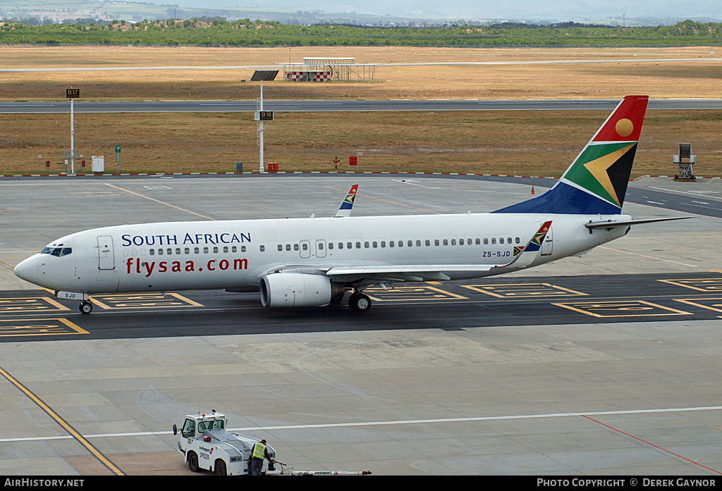 Aircraft Photo of ZS-SJD | Boeing 737-85F | South African Airways | AirHistory.net #430044
