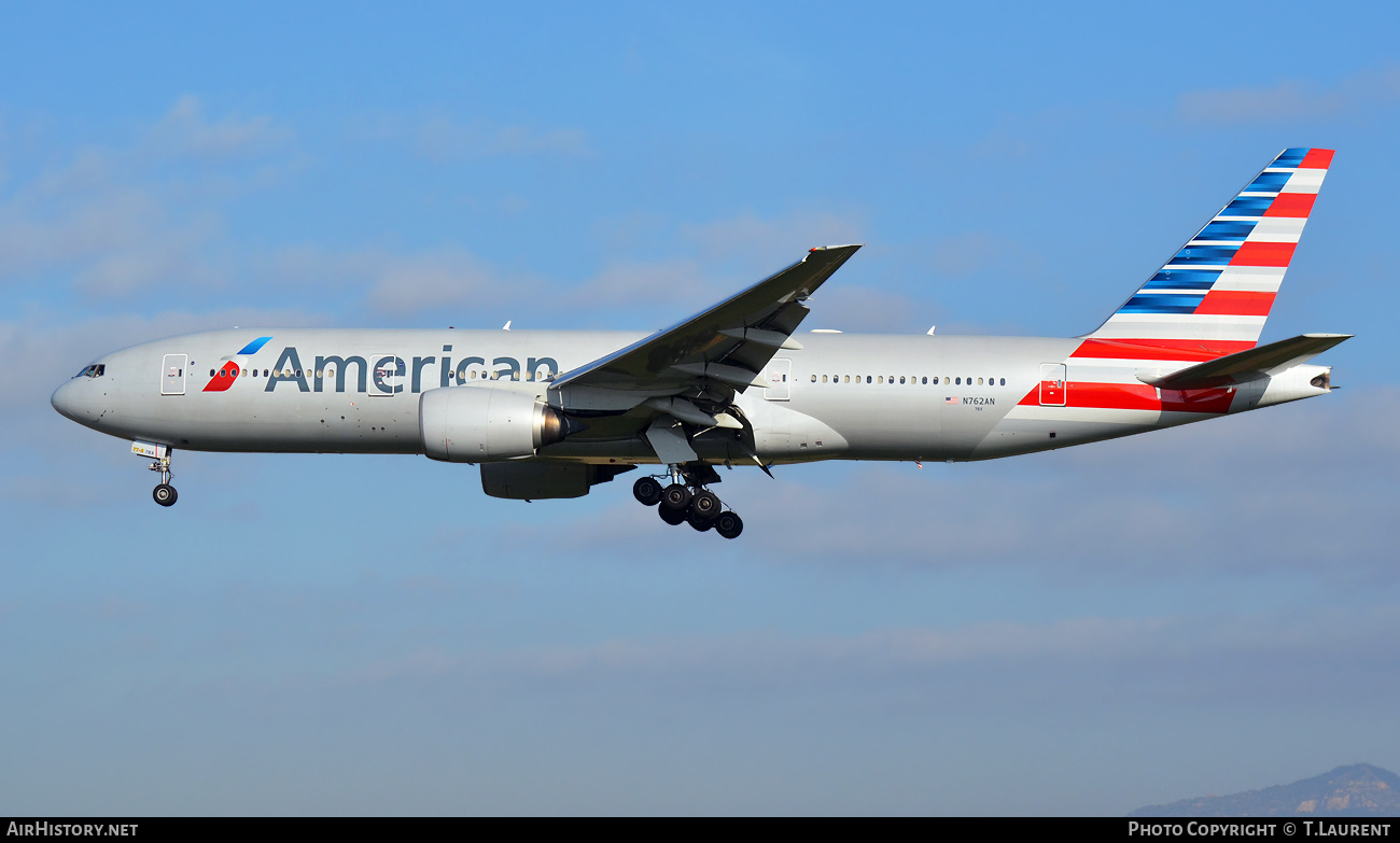 Aircraft Photo of N762AN | Boeing 777-223/ER | American Airlines | AirHistory.net #430055