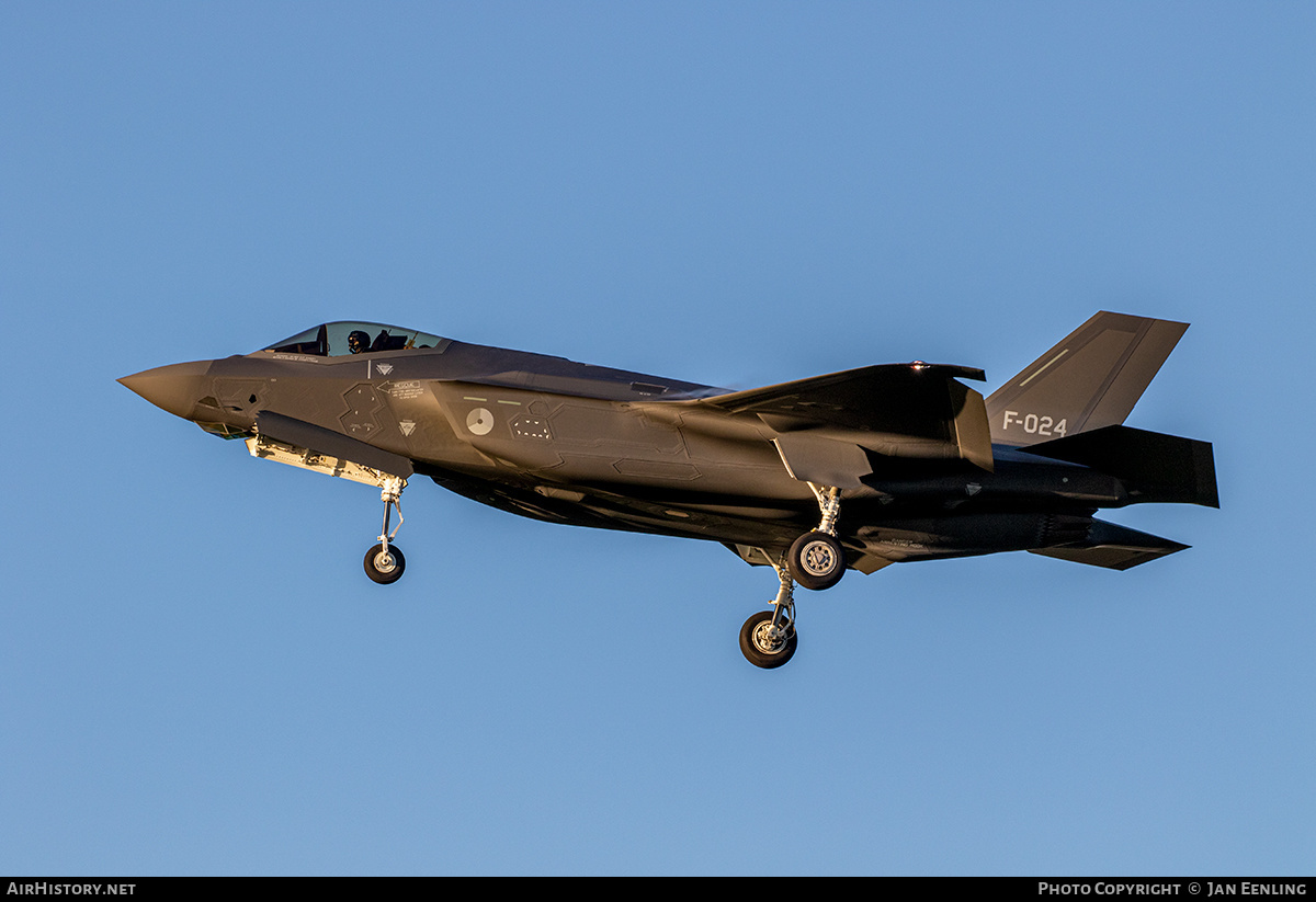 Aircraft Photo of F-024 | Lockheed Martin F-35A Lightning II | Netherlands - Air Force | AirHistory.net #430070