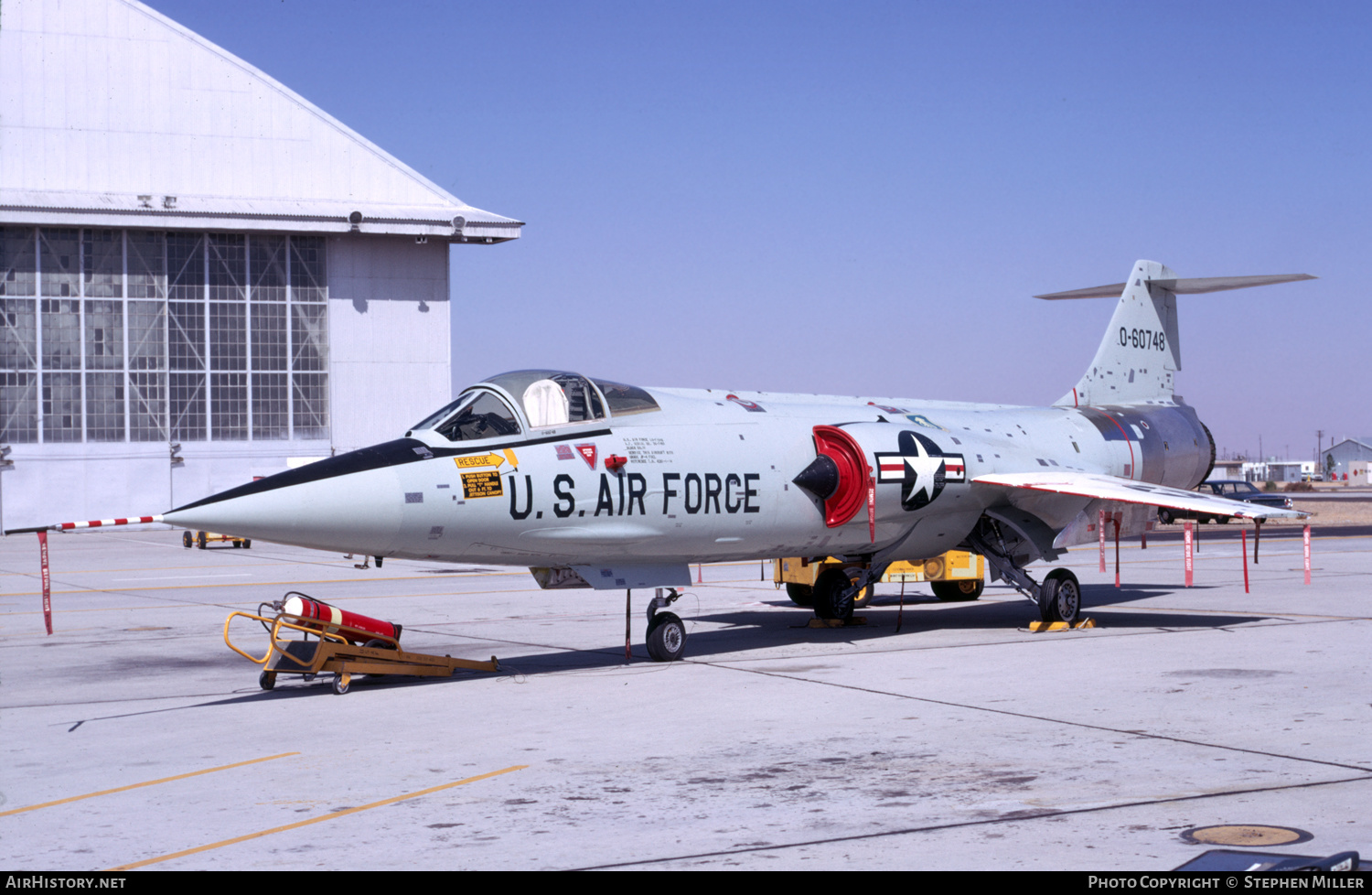 Aircraft Photo of 56-748 / 0-60748 | Lockheed F-104A Starfighter | USA - Air Force | AirHistory.net #430102