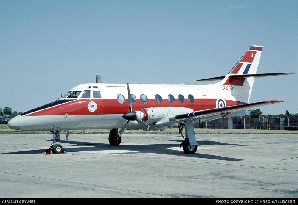 Aircraft Photo of XX492 | Scottish Aviation HP-137 Jetstream T1 | UK - Air Force | AirHistory.net #430136