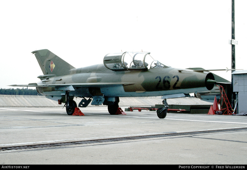 Aircraft Photo of 262 | Mikoyan-Gurevich MiG-21UM | East Germany - Air Force | AirHistory.net #430143