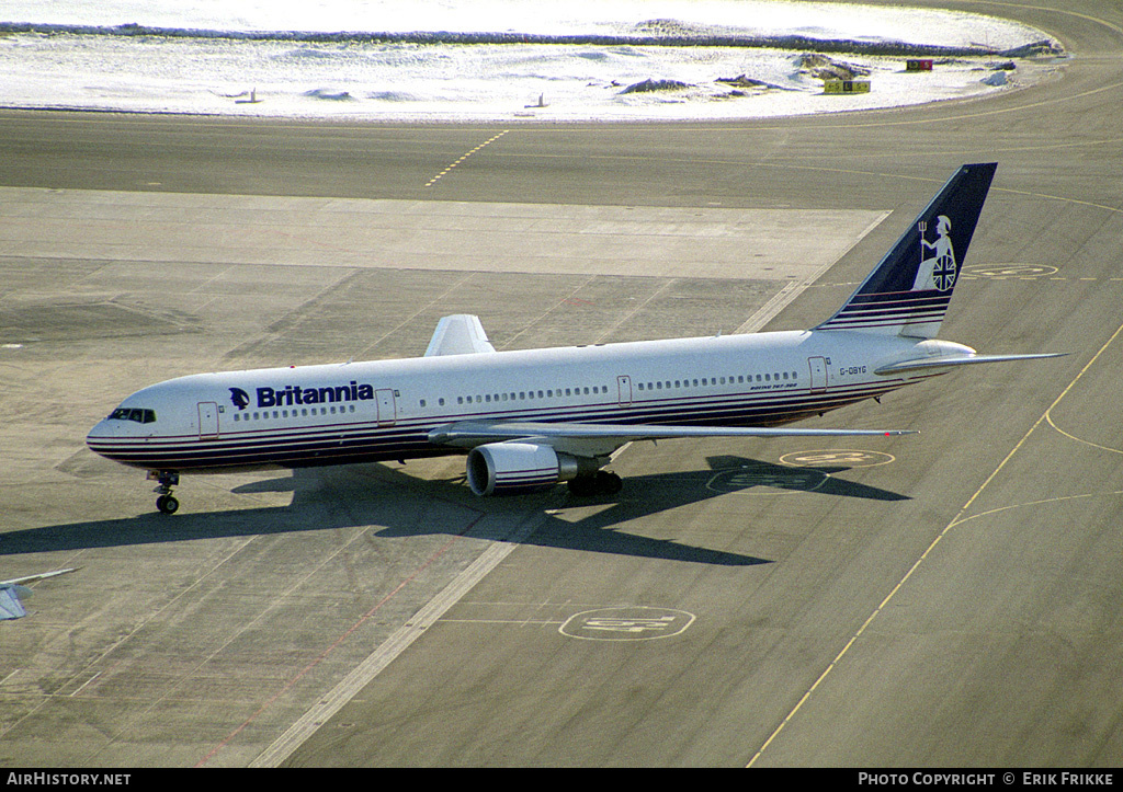 Aircraft Photo of G-OBYG | Boeing 767-304/ER | Britannia Airways | AirHistory.net #430191