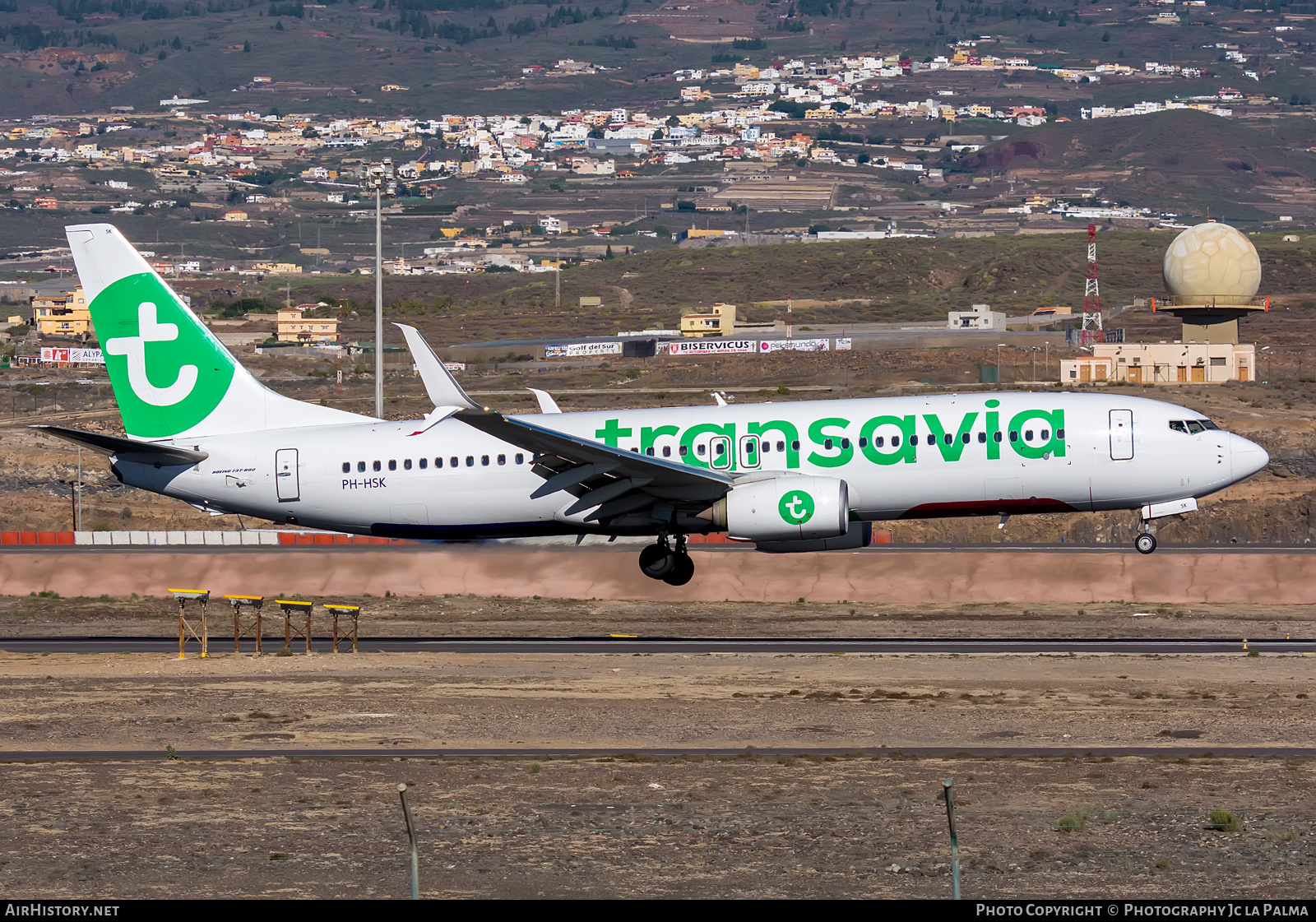 Aircraft Photo of PH-HSK | Boeing 737-8K2 | Transavia | AirHistory.net #430240